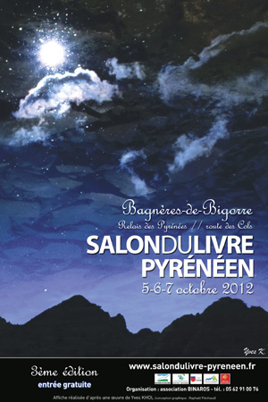 Affiche 2012 du Salon du Livre Pyrénéen